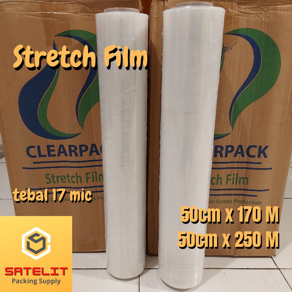 Jual Stretch Film 50cm 17 Mic - Plastik Wrapping Barang | Shopee Indonesia