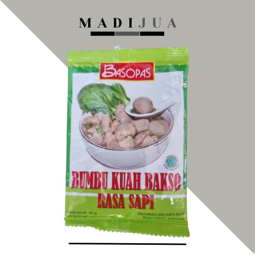 Jual Tepung Baso Pas Bumbu Kuah Bakso Rasa Sapi 65 Gram Shopee Indonesia