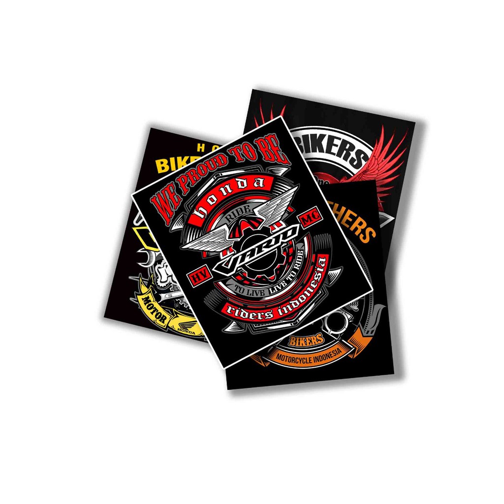 Jual stiker hel motor vario sticker motor honda vario isi 4 pcs