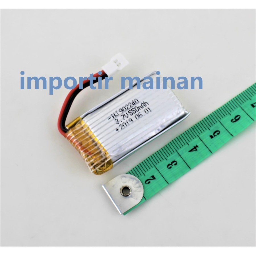 Jual baterai drone lipo 3.7V 550mAH for rc drone tracker Y01 ZF04