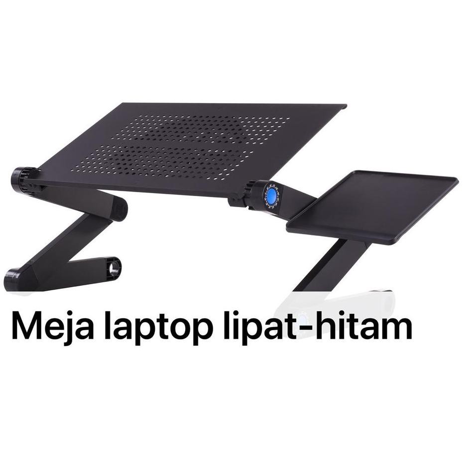 Jual Bisa Cod Shenar Meja Laptop Lipat Portable Stand Aluminium Cooler Big Fan Mousepad By