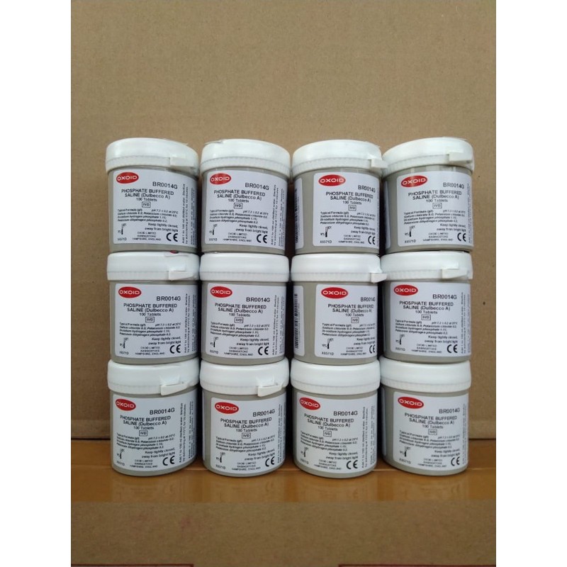 Jual PBS Tablet | Phosphate Buffered Saline ya (Dulbecco A) Oxoid ...