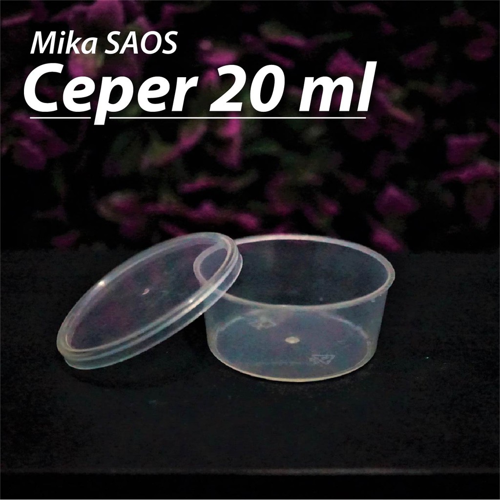 Jual Tempat Wadah Tray Mika Saos Mika Sambal Pendek 20 Ml Shopee Indonesia 8007