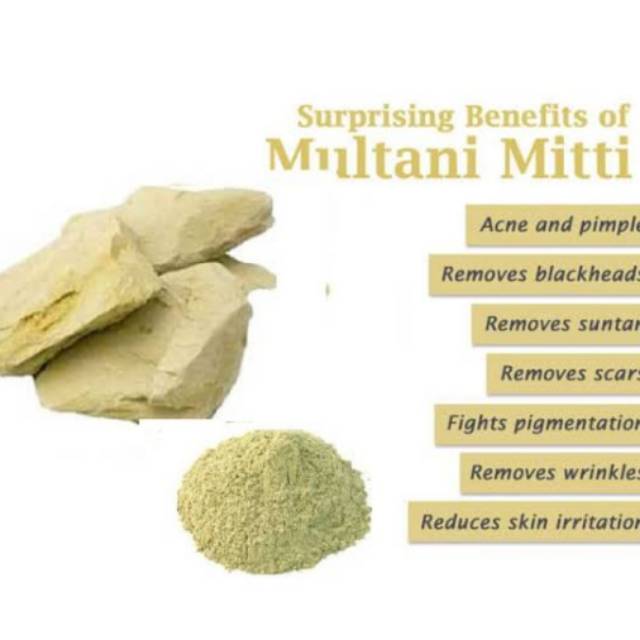 Jual Multani mitti powder 25 gr / cosmetic grade | Shopee Indonesia