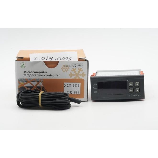 Contrôleur De Température Numérique STC-8080A - Pour Chambre Froide, Camion Frigorifique - Plage -50°C à 99°C - Alimentation 220V