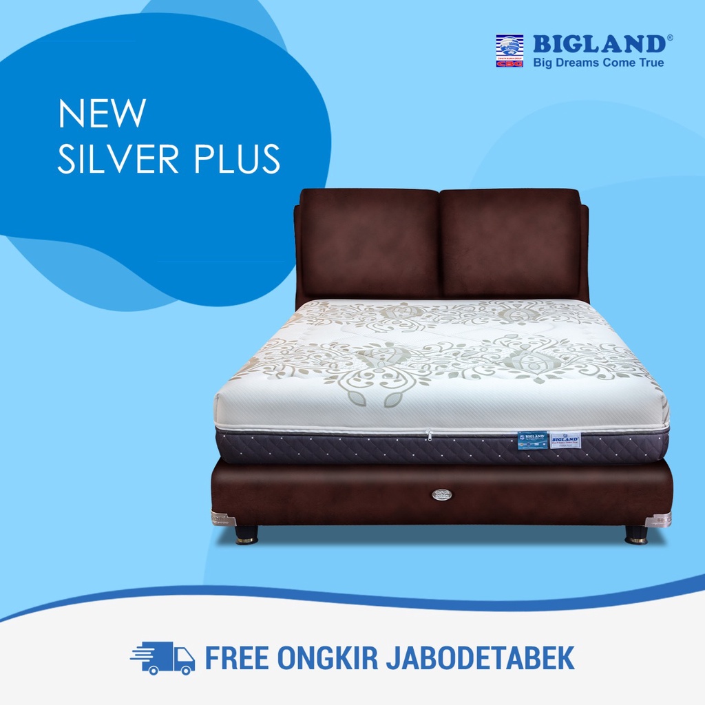 Jual Bigland Springbed Silver Plus (Kasur Saja) | Shopee Indonesia