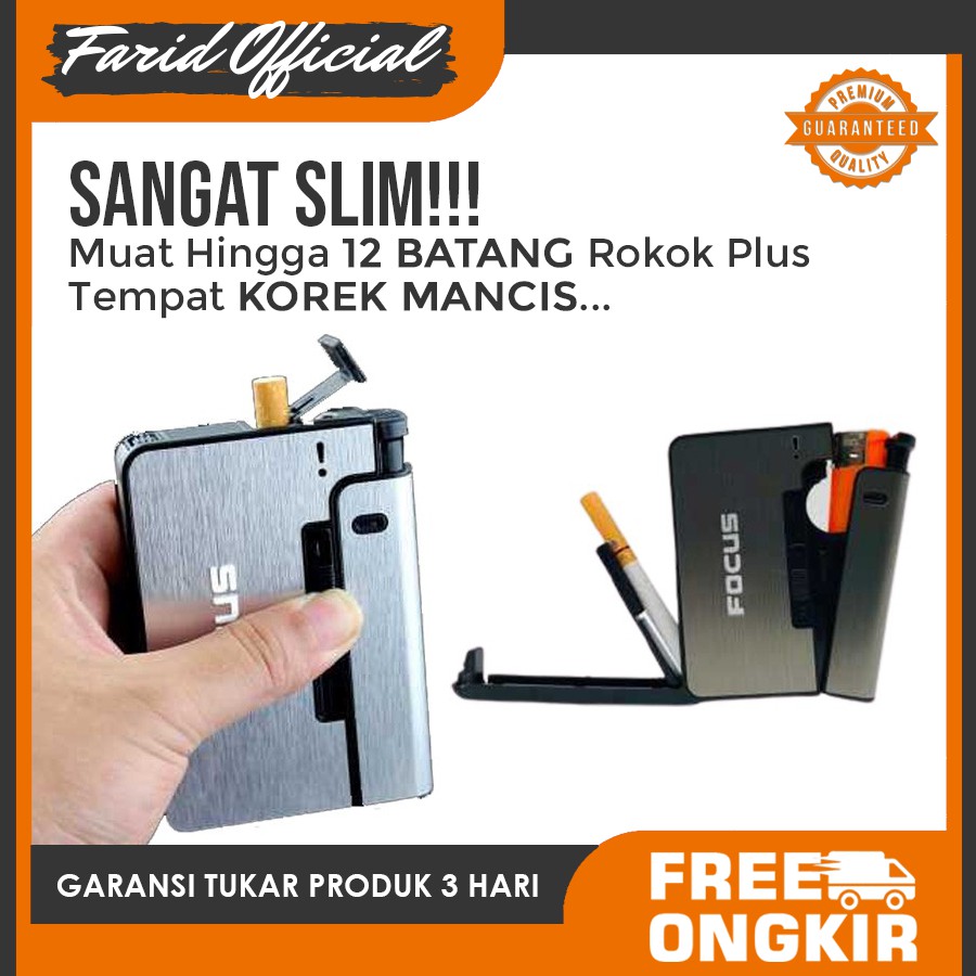 Jual Kotak Rokok Bungkus Roko Tempat Bungkus Wadah Rokok 10 Batang Plus ...