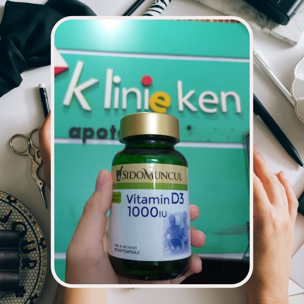 Jual VITAMIN D3 1000 IU SIDOMUNCUL 50 SOFT CAPSULE Shopee Indonesia