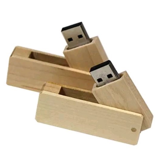 Jual Flashdisk 16GB usb kayu kotak realkapasitas | Shopee Indonesia