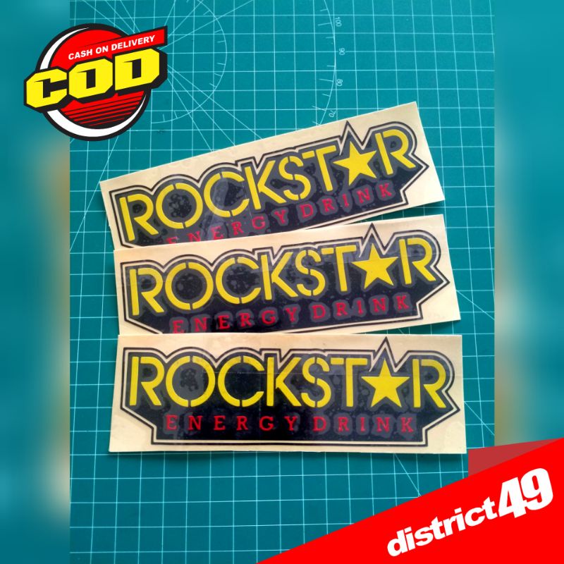 Jual cutting sticker Rockstar Energy Drink - stiker cutting Rockstar ...