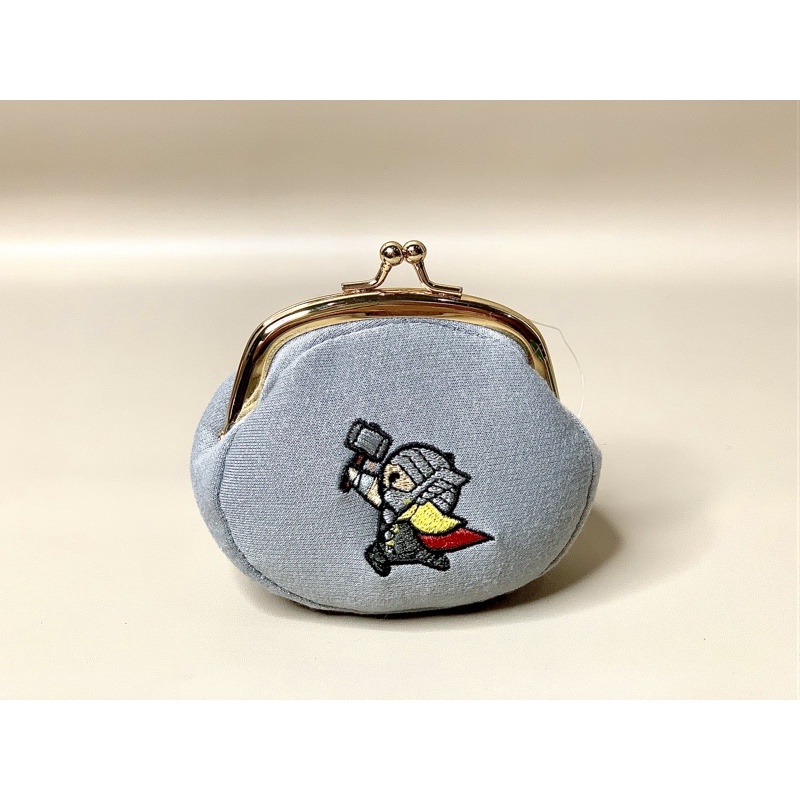 Jual MINISO Coin Purse Dompet Coin Marvel Stainless Lock Gold Original