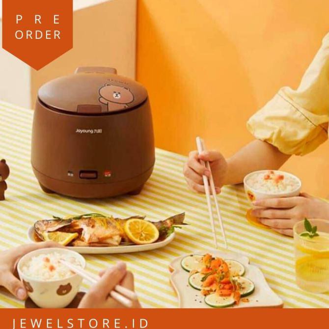 Jual TERLARIS ! JOYOUNG Line Friends Rice Cooker 1,5L Bear Brown and ...