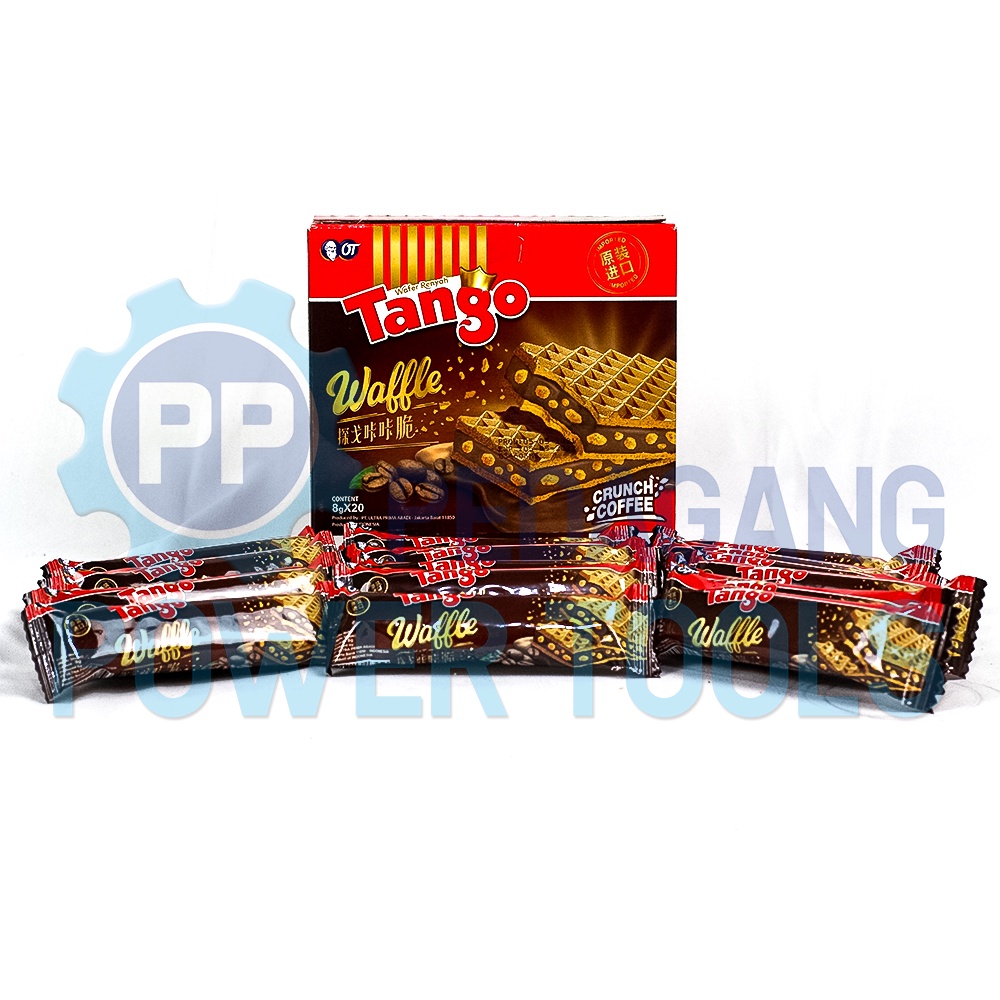 Jual TANGO 1 BOX WAFER RASA KOPI WAFFLE CRUNCH COFFEE RENYAH SNACK ...