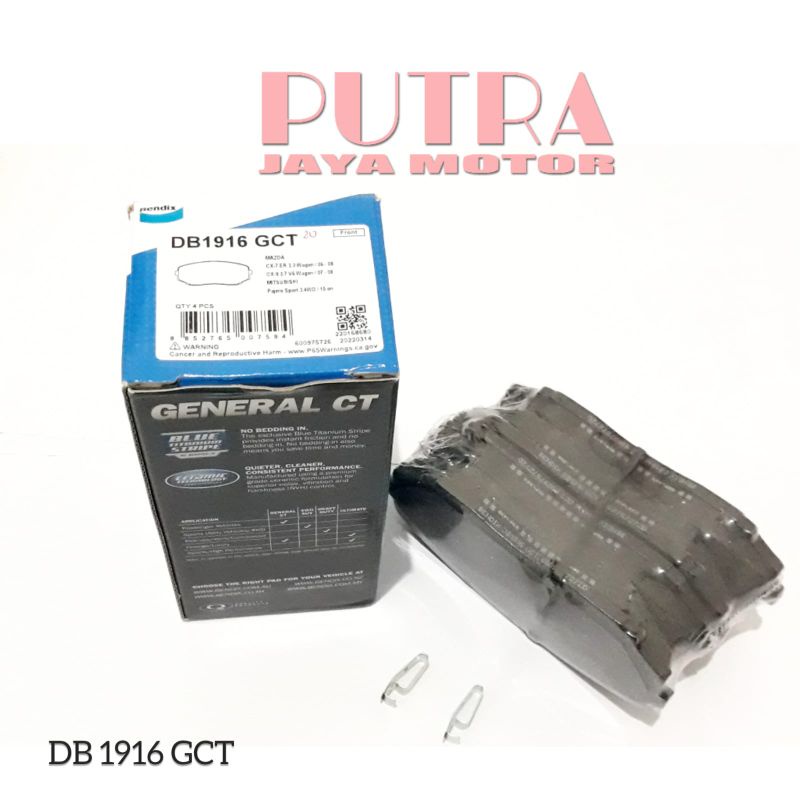 Jual BRAKE PAD KAMPAS REM DEPAN ALL NEW PAJERO MAZDA CX7 CX9 BENDIX ...
