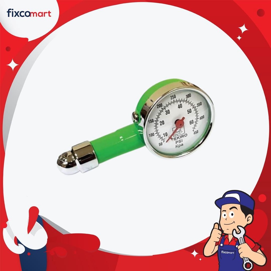 Jual Tekiro Ukuran Tekanan Angin Bulat Psi Tekiro Pressure Gauge