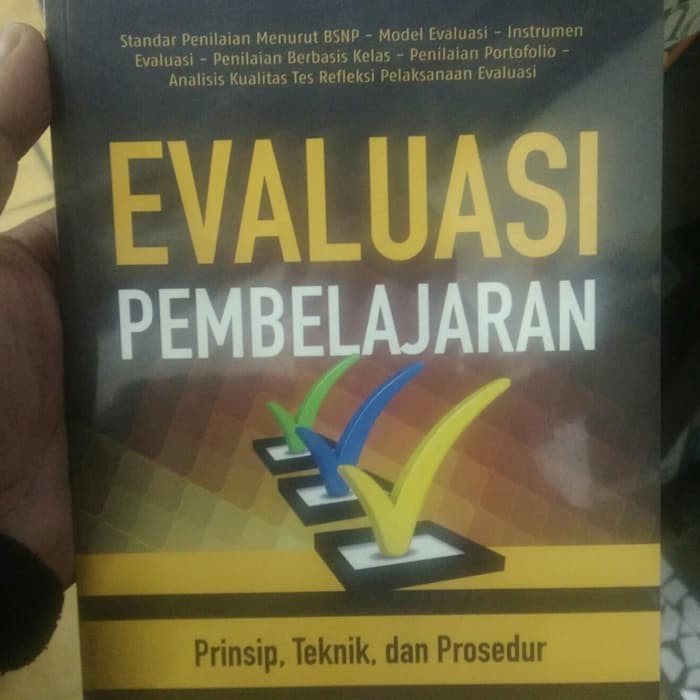 Jual Buku Evaluasi Pembelajaran Prinsip Teknik Dan Prosedur Original ...