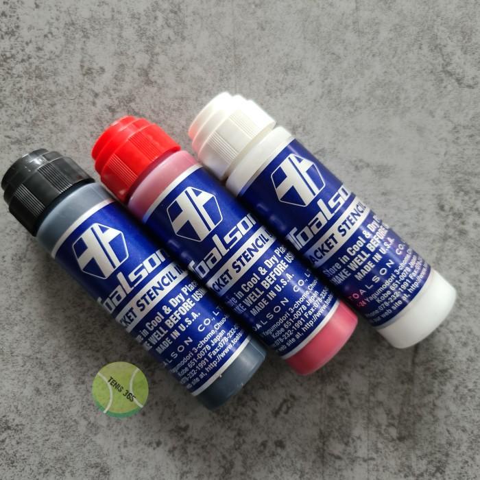 Jual Strings Toalson Stencil Ink / Tinta Logo Senar Badminton Toalson