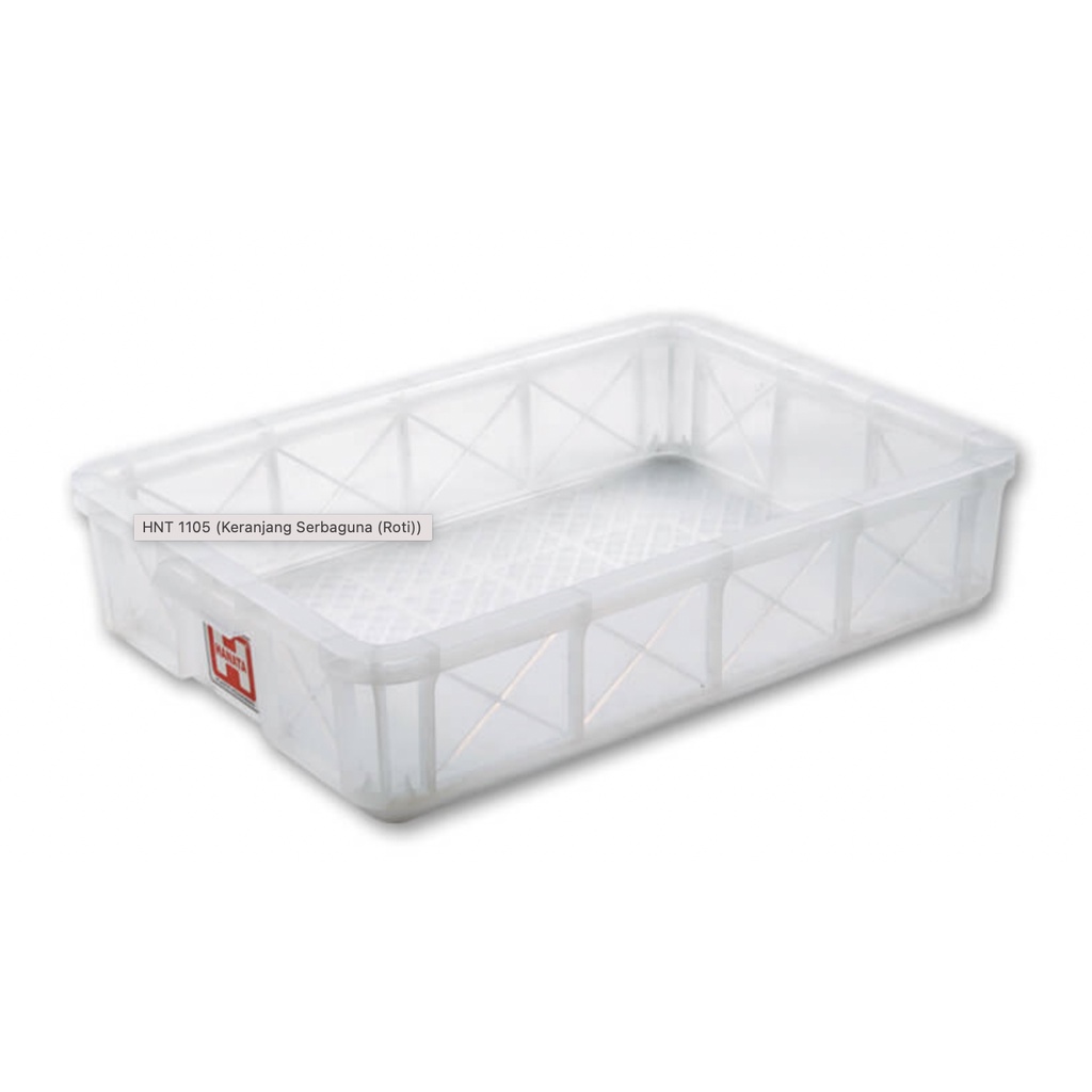 Jual Container roti serbaguna bening 1105 Hanata (P60 x L30,5 x T35,5 ...