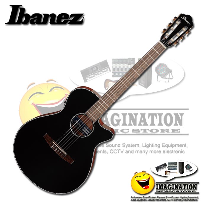 Jual Ibanez AEG50N AcousticElectric Guitar Black High Gloss Shopee Indonesia