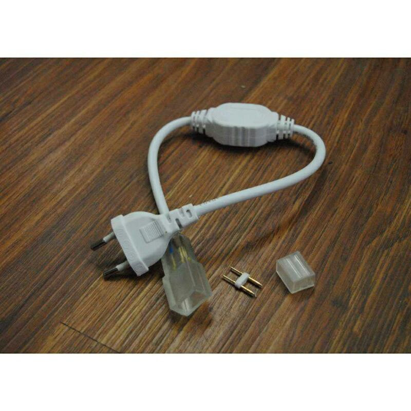 Jual Kabel Modul untuk Lampu LED Strip 2835 220V EU Plug | Shopee Indonesia