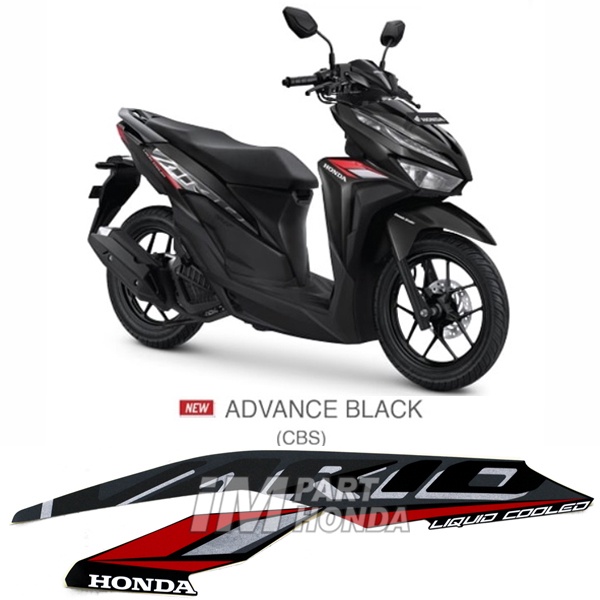 Jual Stiker Vario 125 LED 2021 Hitam Advance Black CBS | Shopee Indonesia