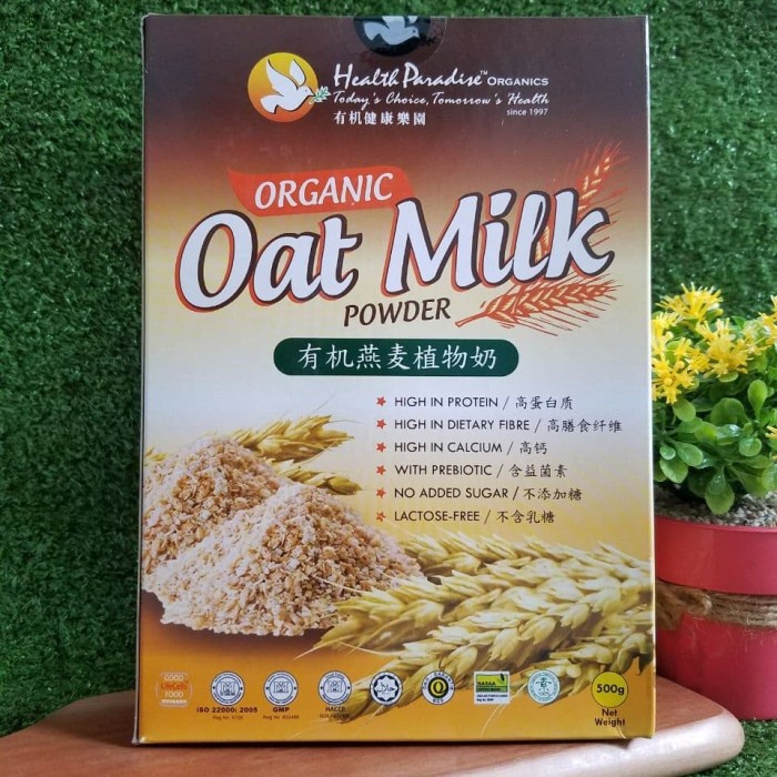 Jual Oat Health Paradise Organic Oat Milk Powder 500g Shopee Indonesia