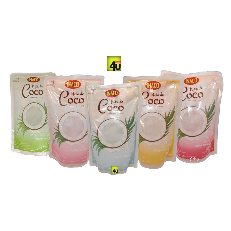 Jual INACO - Nata de Coco in Syrup - 360 gr | Shopee Indonesia