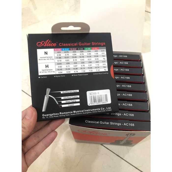 Jual Alice AC168 Classic Guitar Strings - Senar Gitar Klasik Nylon ...
