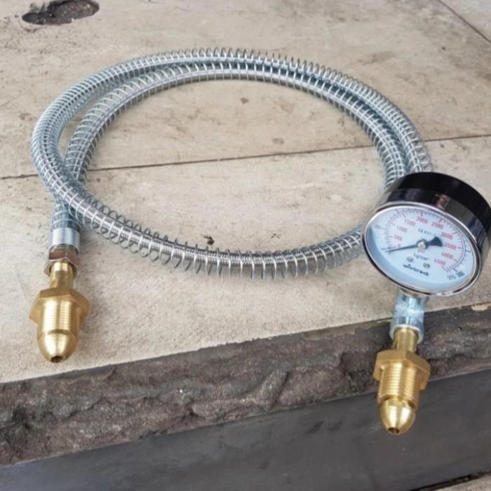 Jual Alat Ukur Selang Transfer Oksigen/Pigtail Flexible Tabung Oxygen