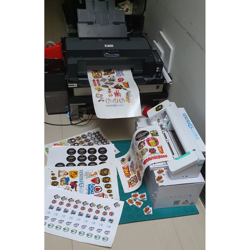 Jual PAKET USAHA CUTTING STIKER PRINT PRODUK STICKER - PRINTER A3 MESIN ...