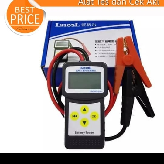 Jual Alat Tes Dan Cek Aki Battery Tester Analyzer Lancol Micro Ah Shopee Indonesia