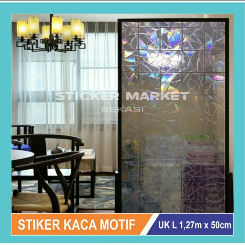 Jual STICKER KACA / STICKER KACA JENDELA RUMAH / STICKER KACA MOTIF ...