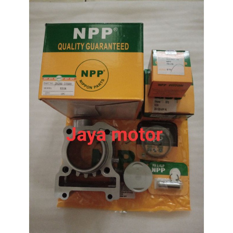 Jual Blok seher boring cylinder Xeon karbu plus piston kit paket seher