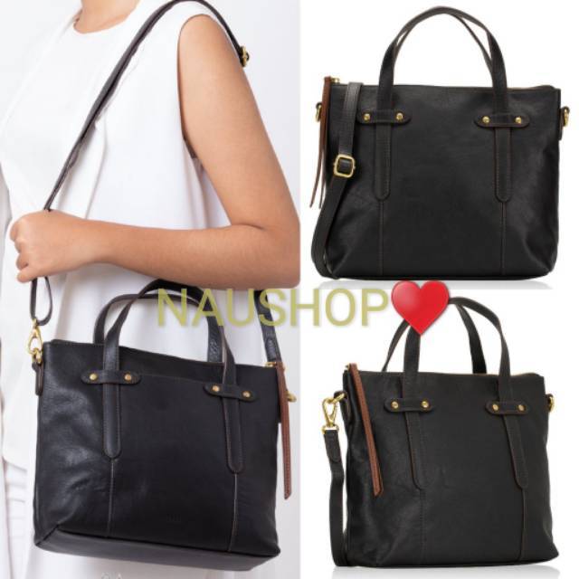 Tas Fossil Felicity Satchel Original Black