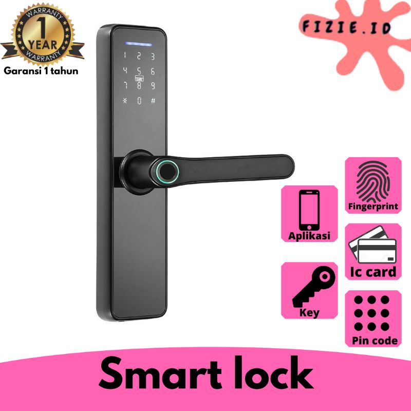 Jual Smart Home Smart Door Lock Kunci Pintu Digital Fingerprint ...