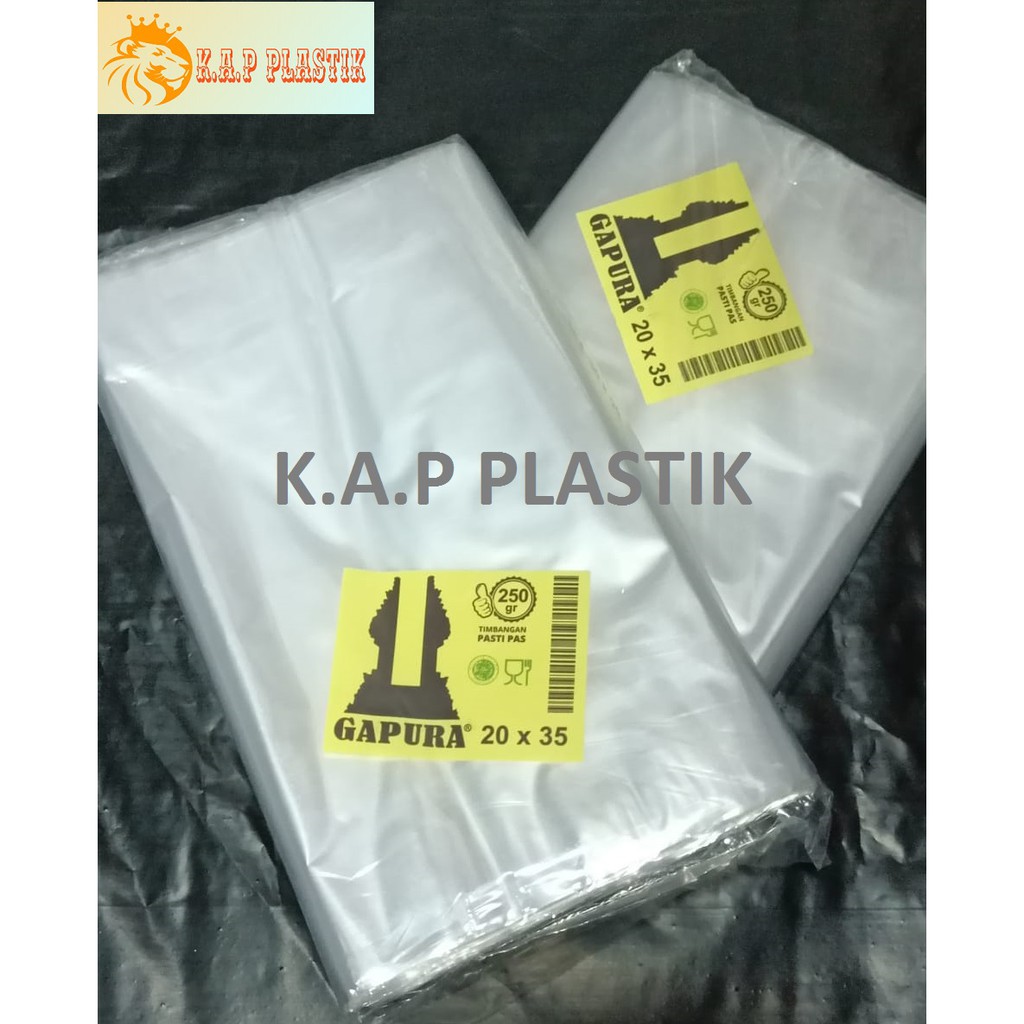 Jual Plastik PP Bening Uk. 20x35 cm & 23x40 cm/Tebal 03/1 Pak | Shopee ...