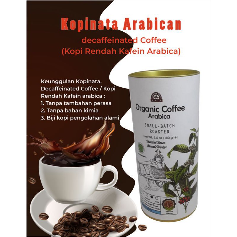 Jual Kopi Non Kafein Organik Kopi Rendah Kafein Kopi Tanpa Kafein