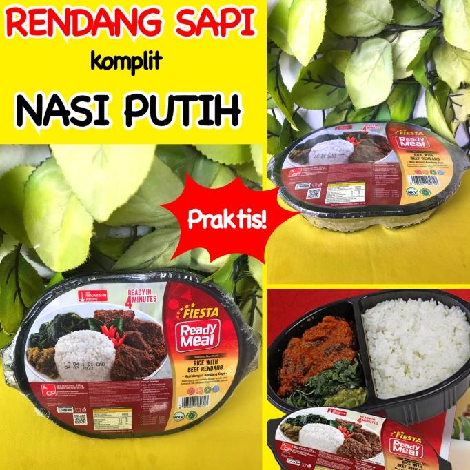 Jual Fiesta Ready Meal Nasi Rendang Sapi Shopee Indonesia 