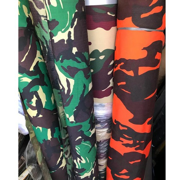 Jual Bahan Kain Ripstop Army Loreng | Shopee Indonesia