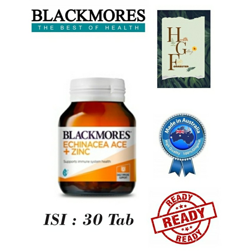 Jual Blackmores Echinacea ACE + Zinc Vitamin C Immune Support 30 Tablets Shopee Indonesia