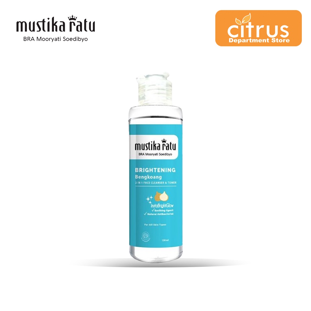 Jual Mustika Ratu Brightening Bengkoang 2 in 1 Face Cleanser & Toner