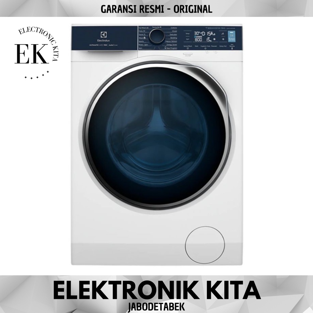 Jual MESIN CUCI ELECTROLUX 11 KG FRONT LOADING INVERTER WIFI VAPOUR