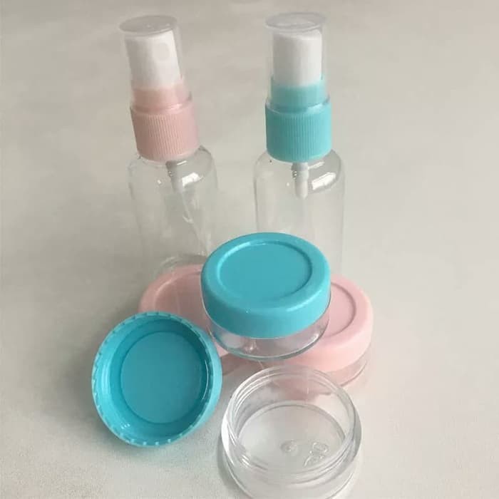 Jual Travel kit botol travel 5 in 1 botol sabun mini isi 5 toiletries ...