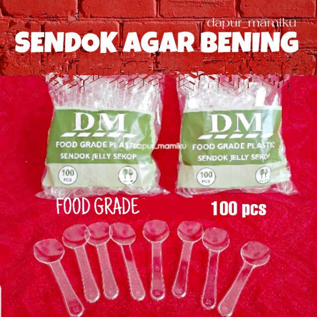 Jual Dapurmami Sendok Jelly Bening Sendok Agar Alat Makan Ice Cream