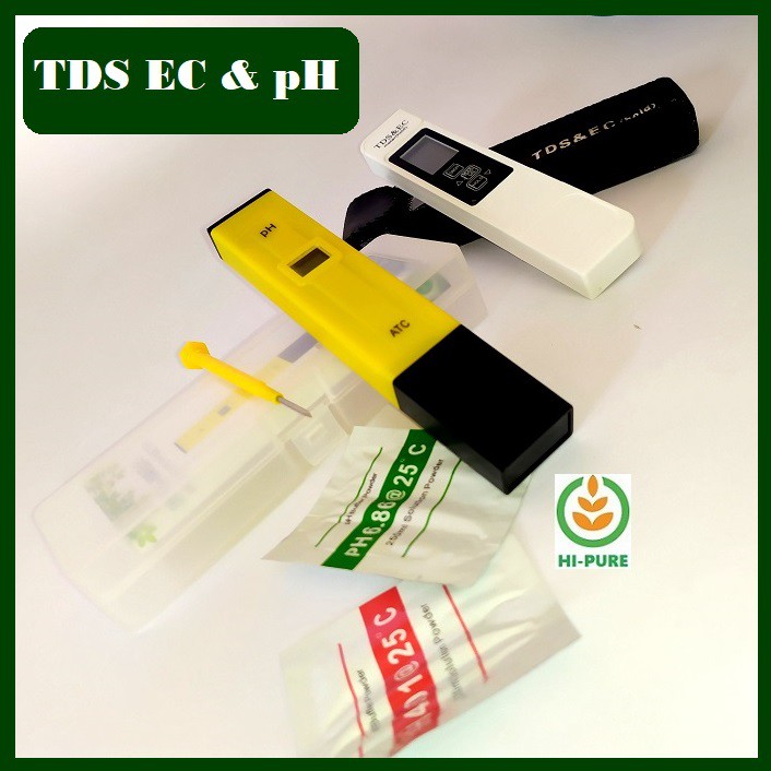 Jual Ph Meter Dan Tds Ec Meter Paket Alat Ukur Hidroponik Shopee Indonesia