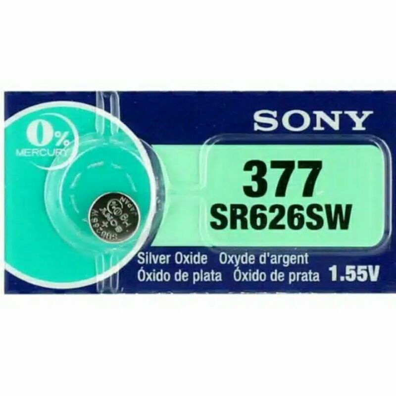 Jual Sony Baterai Jam Tangan Sr626sw 377 Murah Harga Satuan