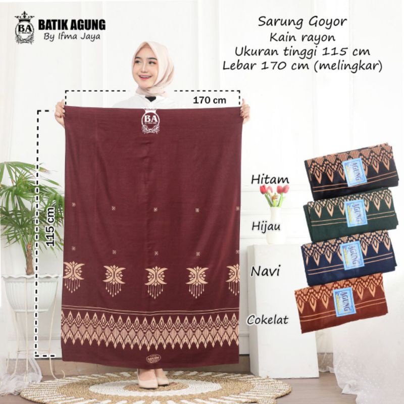 Jual Sarung Wanita Pintu Aceh Sarung Batik Santri Putri Seragam Motif ...