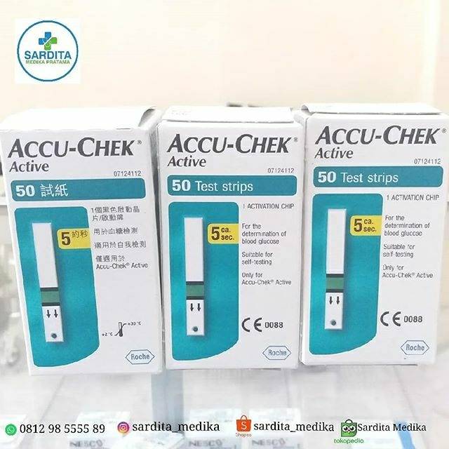 Jual Strip Gula Darah Accu-Check Active | Shopee Indonesia