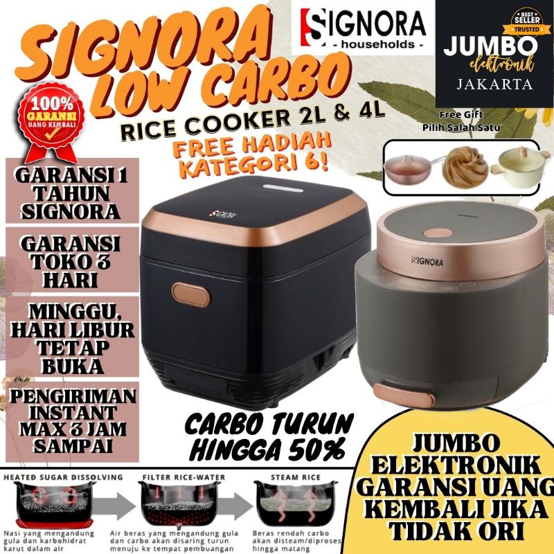 Jual Signora Low Carbo Rice Cooker Signora Rice Cooker Low Carbo