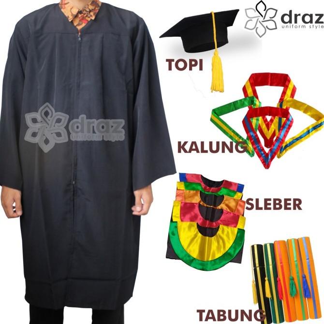 Jual TOGA WISUDA DEWASA SATUAN DAN GROSIRAN/BAJU WISUDA/JUBAH WISUDA ...